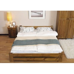 łóżko drewniane ze stelażem NIWA dąb