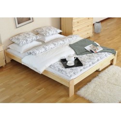 łóżko drewniane ze stelażem ADA sosna