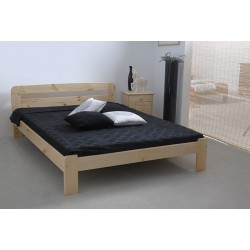 łóżko drewniane ze stelażem SARA sosna